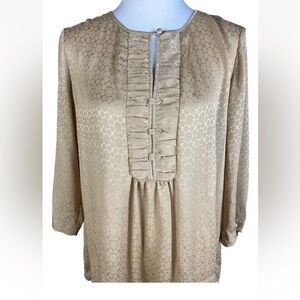 Chicos New With Tags Gold Tunic Blouse Size 0